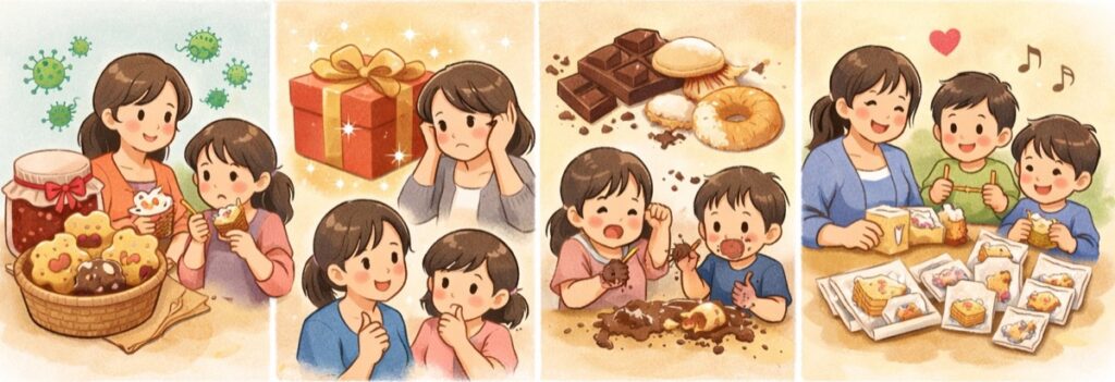 手作りお菓子・高すぎるもの・食べにくいもの