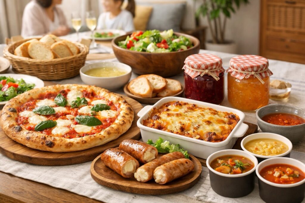 ランチ・ホームパーティーにはお惣菜系もあり