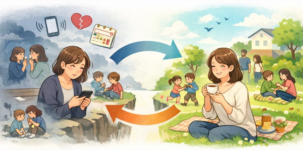 「近すぎて疲れる、でも離れたら怖い」そのループ