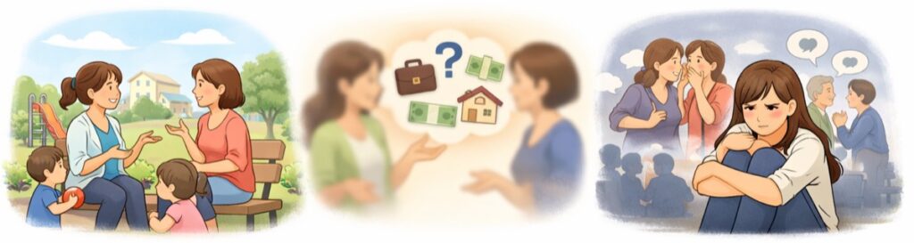 自分の中で「話していいライン」を決めておく