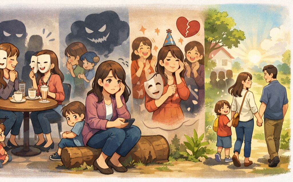 本音を言えない関係だから、じわじわ疲れていく