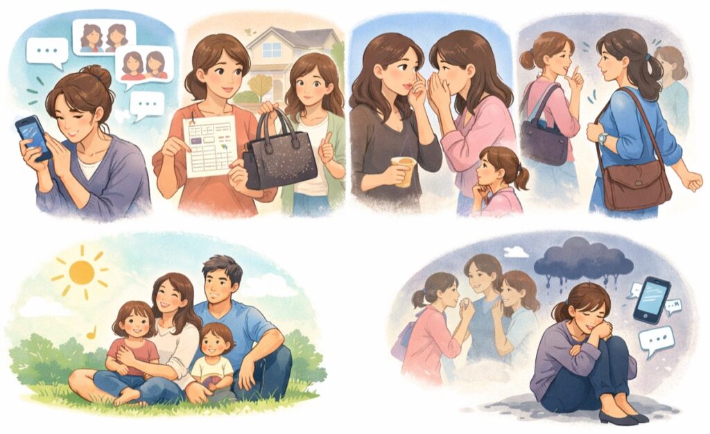 グループLINE・悪口・マウンティング——ストレスの正体はこれだった