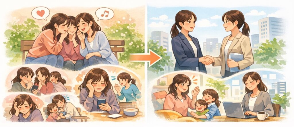 「職場の同僚」として接すると、距離感がちょうどよくなる