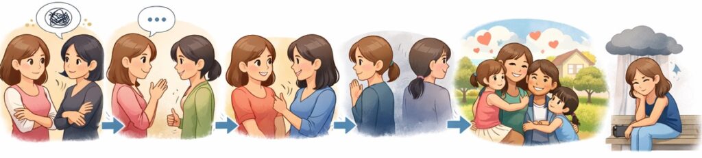 軽い接触から始める会話例——責めずに伝える言葉の選び方