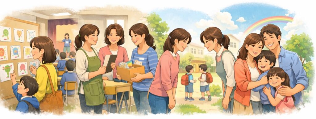 学校行事・PTA活動を「顔見知りを増やす場」として使う