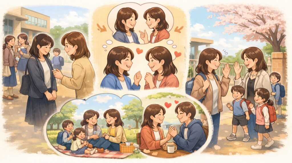 一人でいるママに声をかけてみる勇気