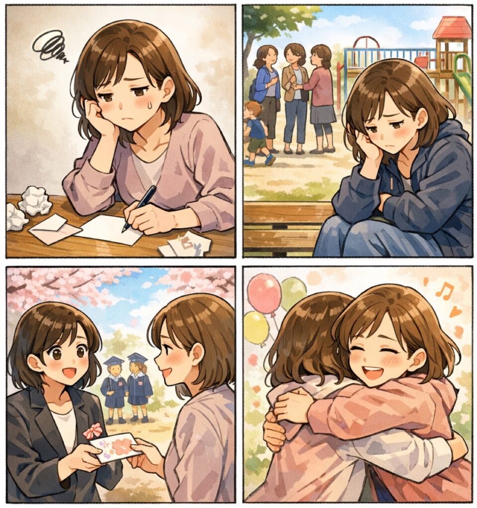 卒園のママ友へ感謝を伝えるメッセージ例文集｜関係別・送り方別にそのまま使えるひと言まとめ