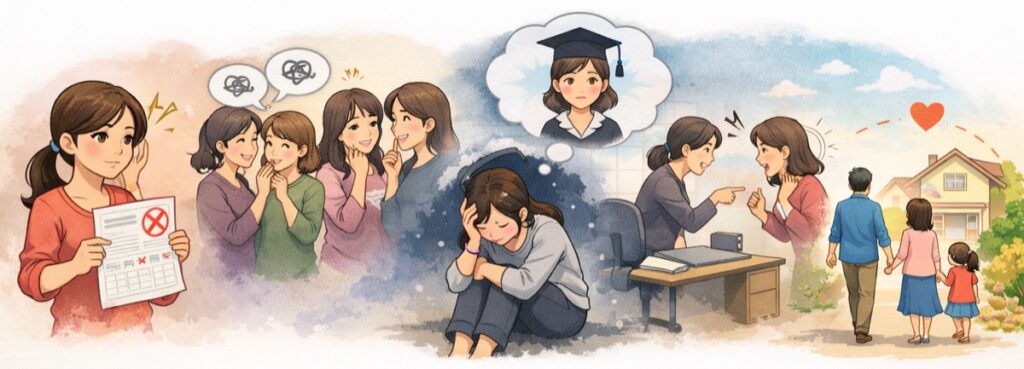 子どもの結果を「自分の評価」と重ねてしまう親の心理