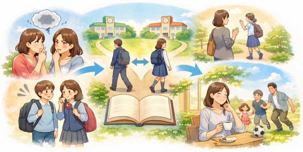 高校が変わればママ友関係もリセットされる——それでいい