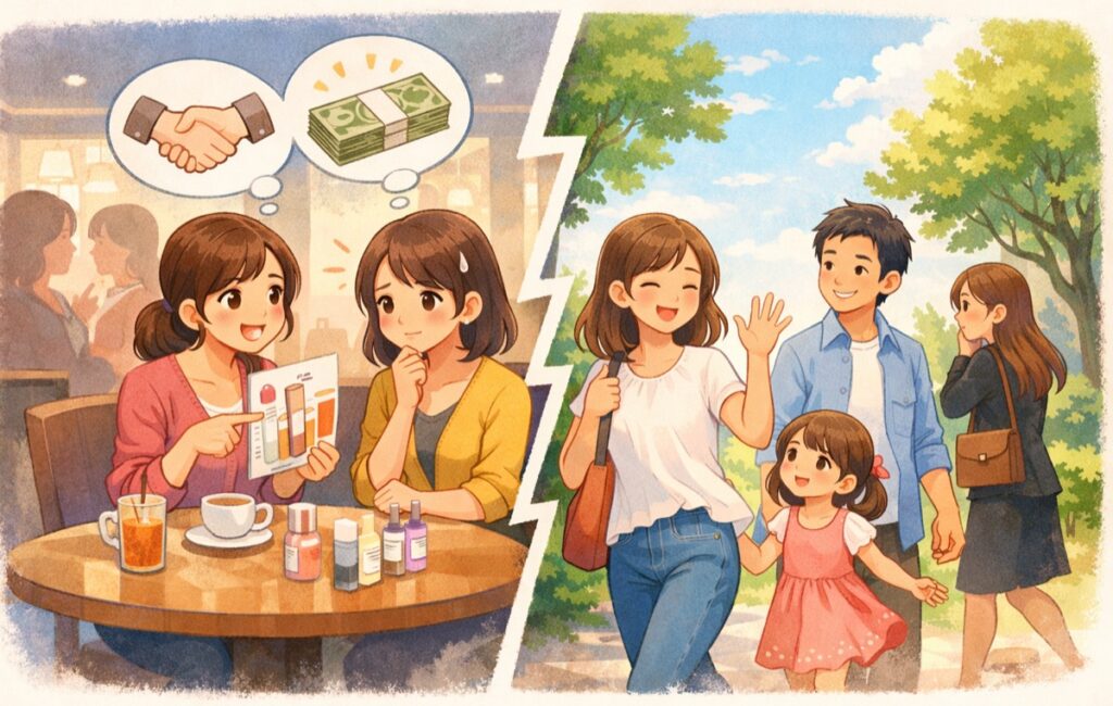 友情とビジネスが混ざり合っているから