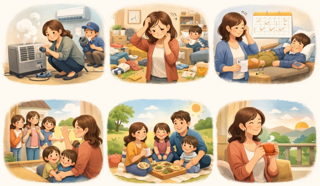 「うち、今バタバタしてて」——自然に聞こえるやんわり例文