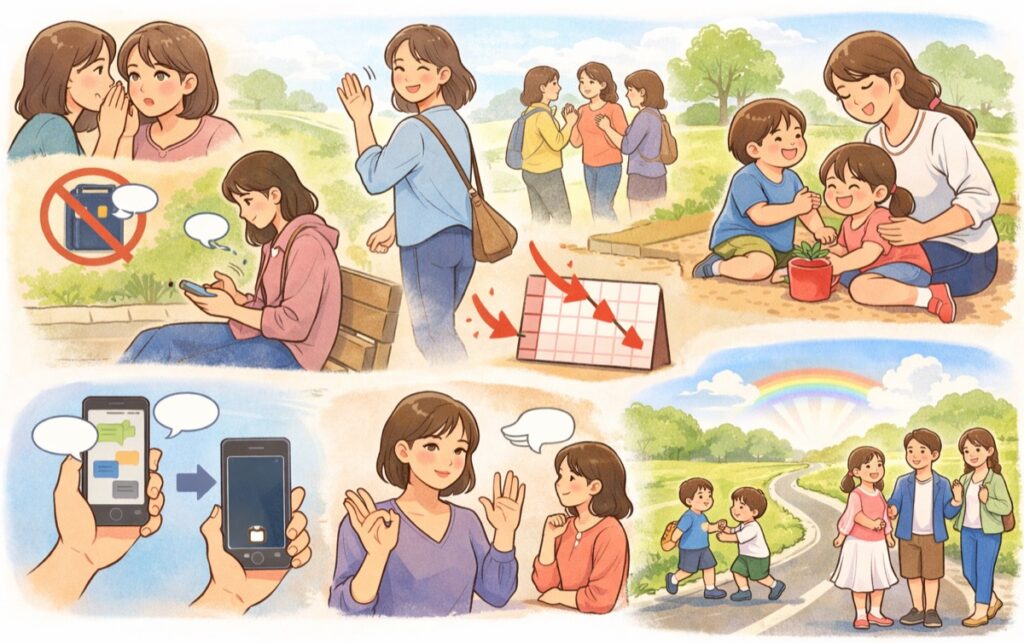 まとめ：ママ友を疎遠にしたい…自然に距離を置くための行動術