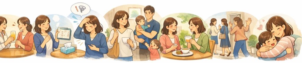 まとめ：ママ友の飲み会の断り方例文｜体調・用事・角を立てない文例