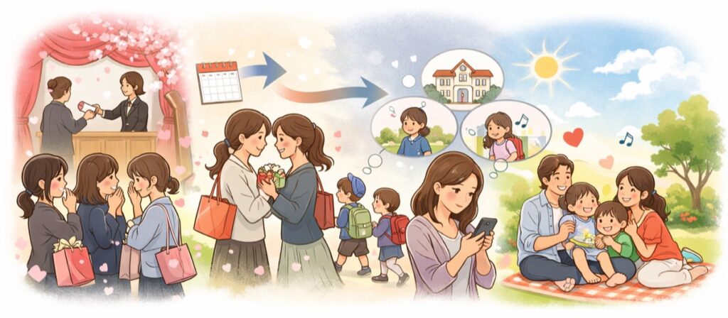 感謝を伝えられるのは、卒園式のあの瞬間だけという現実