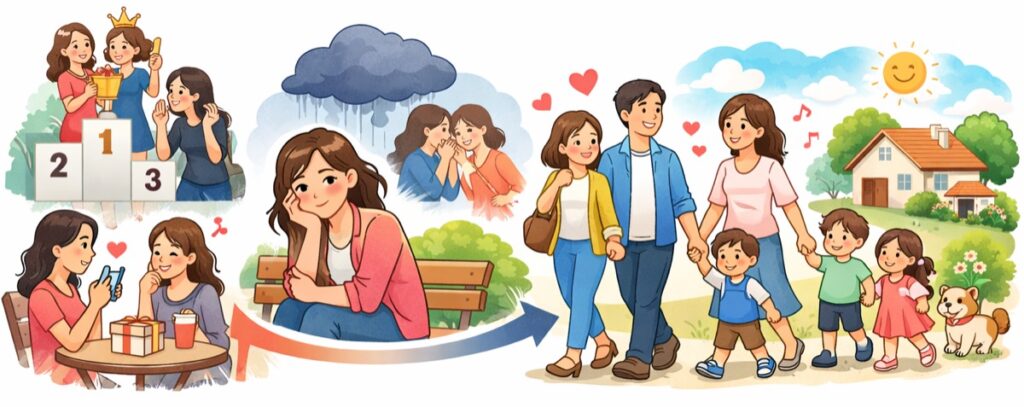 自慢話とマウントでグループを支配するタイプ