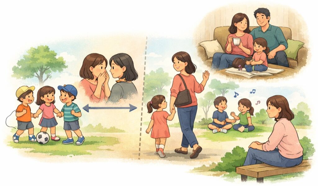 子どもの関係は守りながら、親同士の距離を静かに広げる