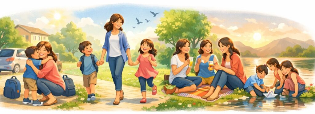 ストレスが消えた先にある、穏やかな毎日のイメージ