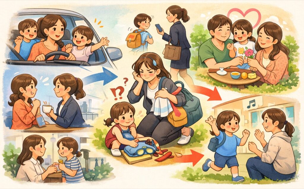 「うちの子が一緒に行きたいって言ってるから」と子どもを使われる