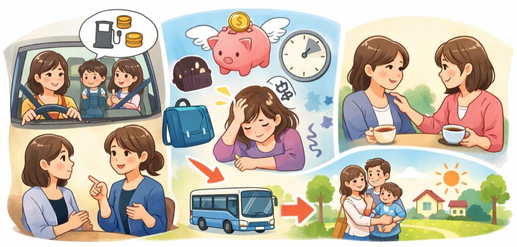 ガソリン代を請求したいけれど言い出せない