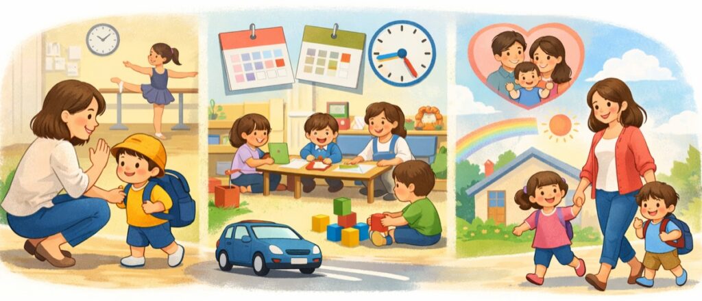 保育園の延長保育を活用しているケース