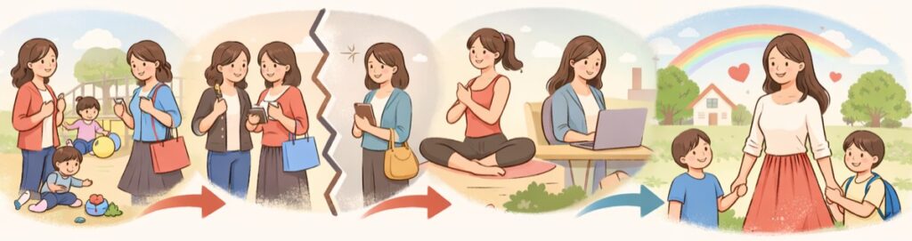 人生のステージが変わるのは、誰のせいでもない