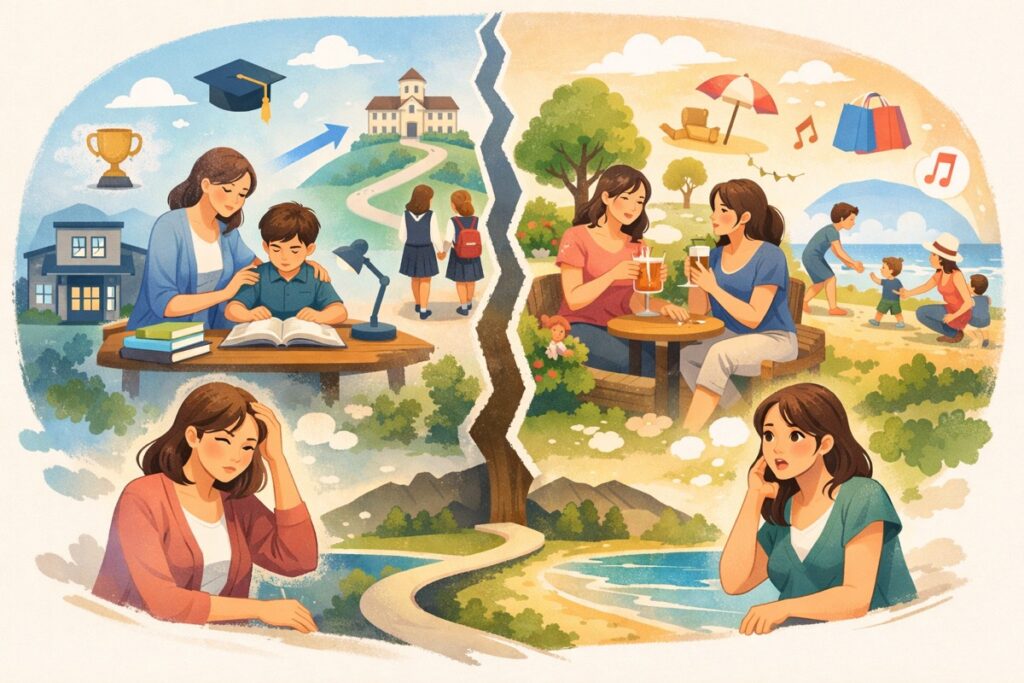 受験組・非受験組で「住む世界」が変わっていくケース