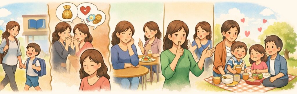 塾に通い始めた頃——「お金があっていいね」が始まる時期