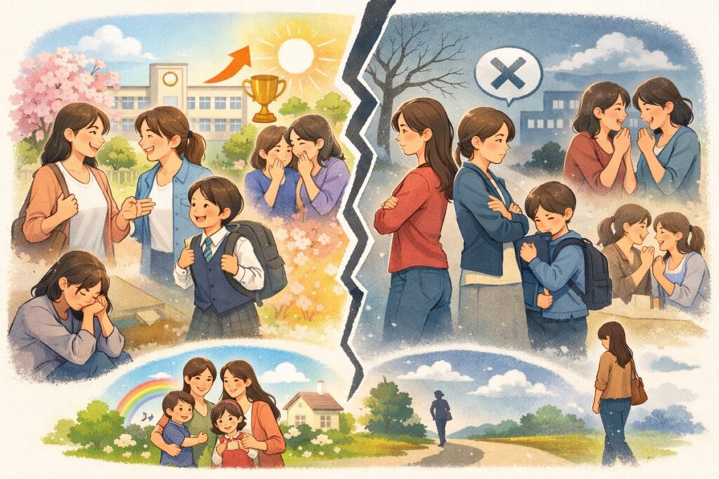 合否発表の後——関係がガラッと変わる時期