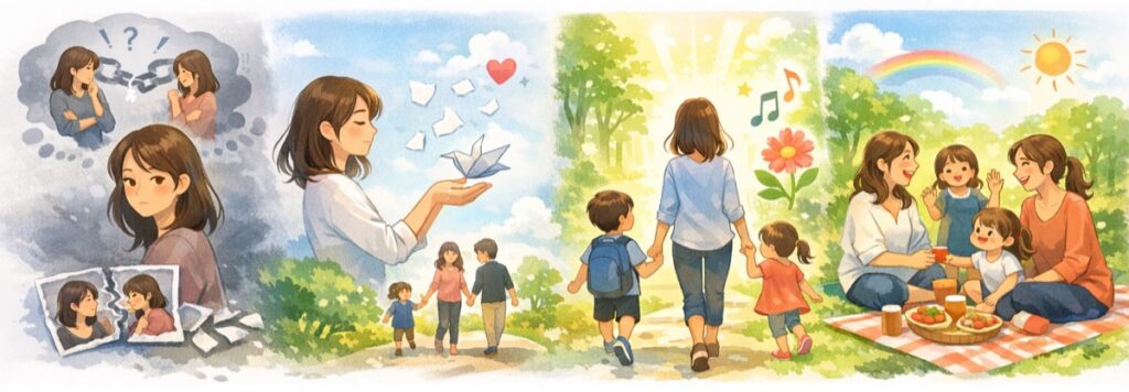 疎遠になったママ友への感情の整理の仕方