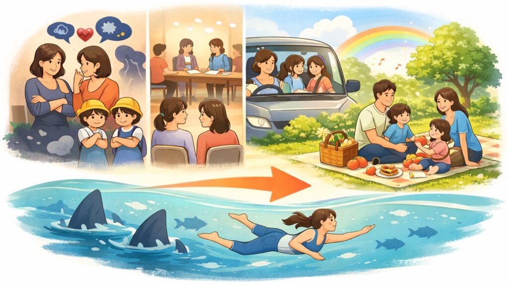 子どもが絡むと関係を切れない前提が生まれる