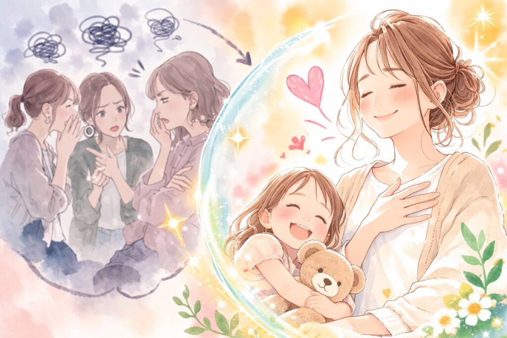 ②判断を保留する（断定しない）