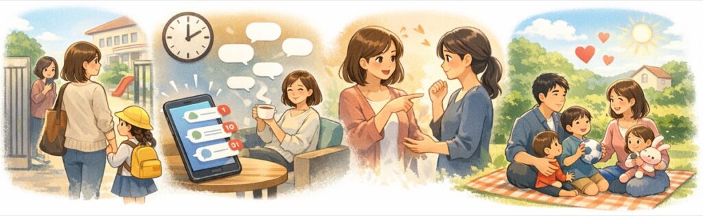 察してくれないママ友への自然な距離の置き方