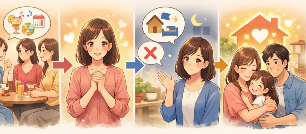 鉄則①：まず「誘ってくれてありがとう」を伝える