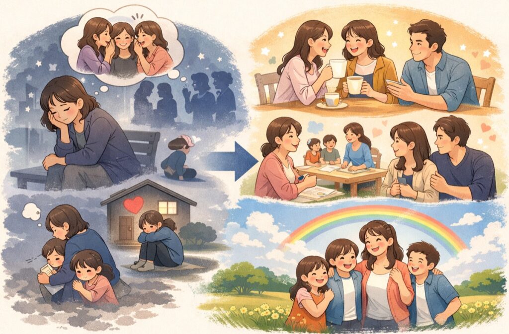 ママ友以外に話せる相手がいると、心が全然違う