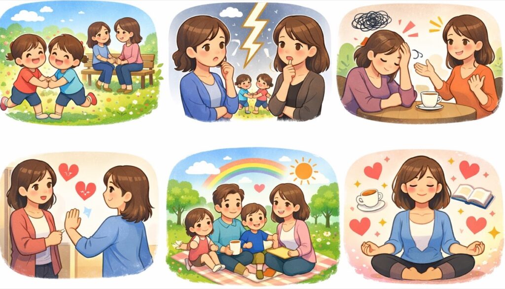 子供は仲良しなのに、ママ同士は合わない問題