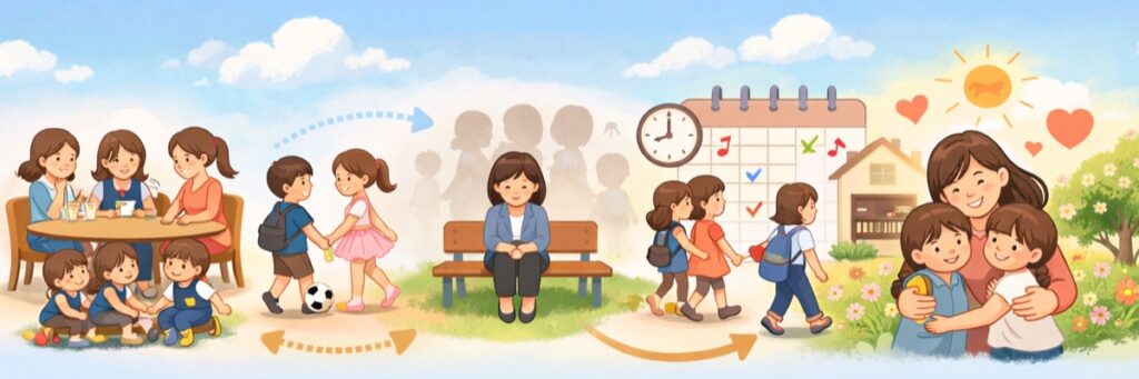 子どもの成長とともに関係が変わるケース