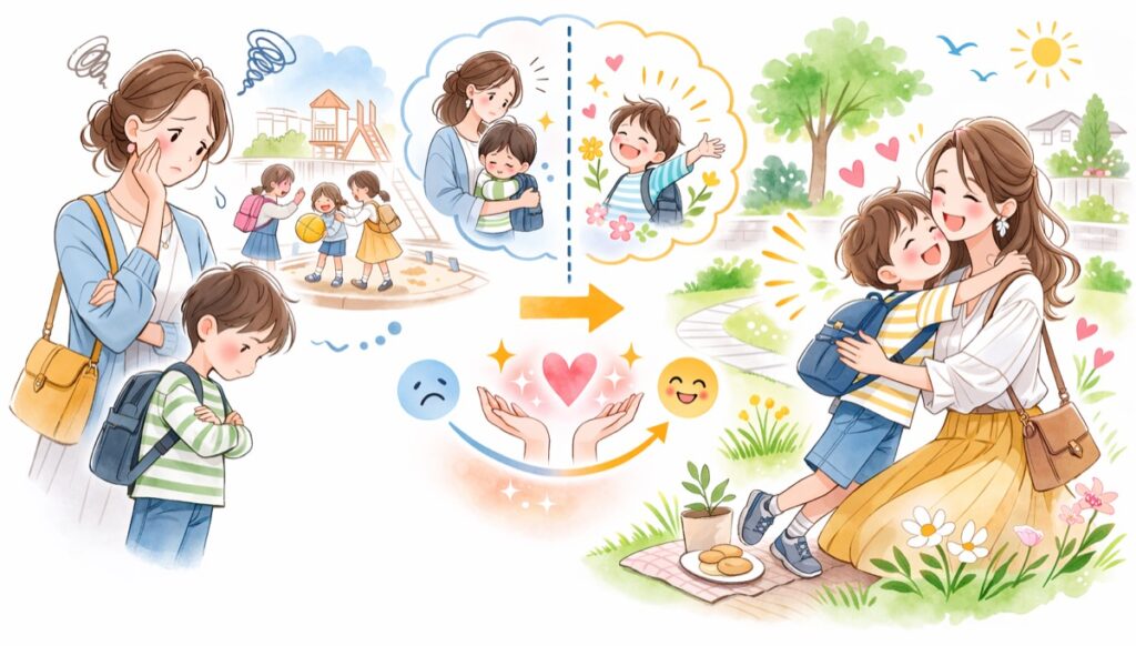 子どもの問題と自分の問題を切り離して考える