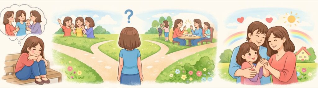 自分がどうしたいかを正直に問いかけてみる