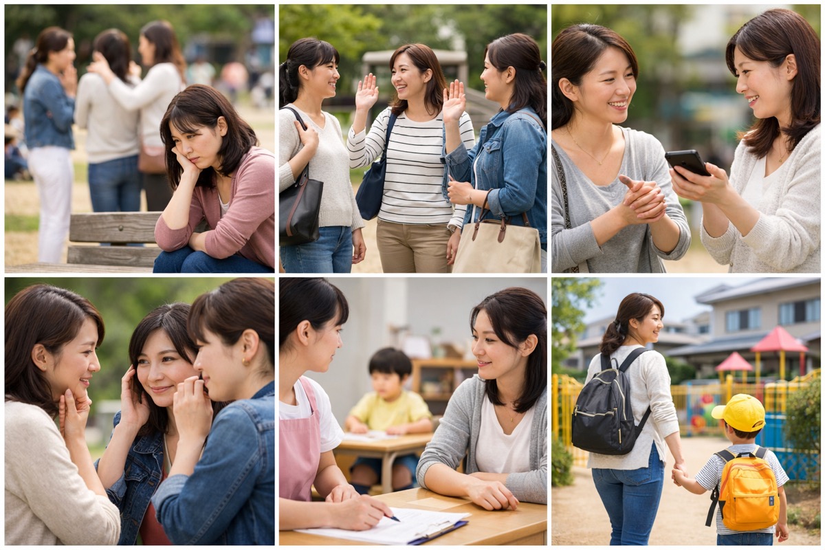 保育園でのママ友トラブルに悩んだら｜よくある事例と穏やかな解決策・距離感の作り方