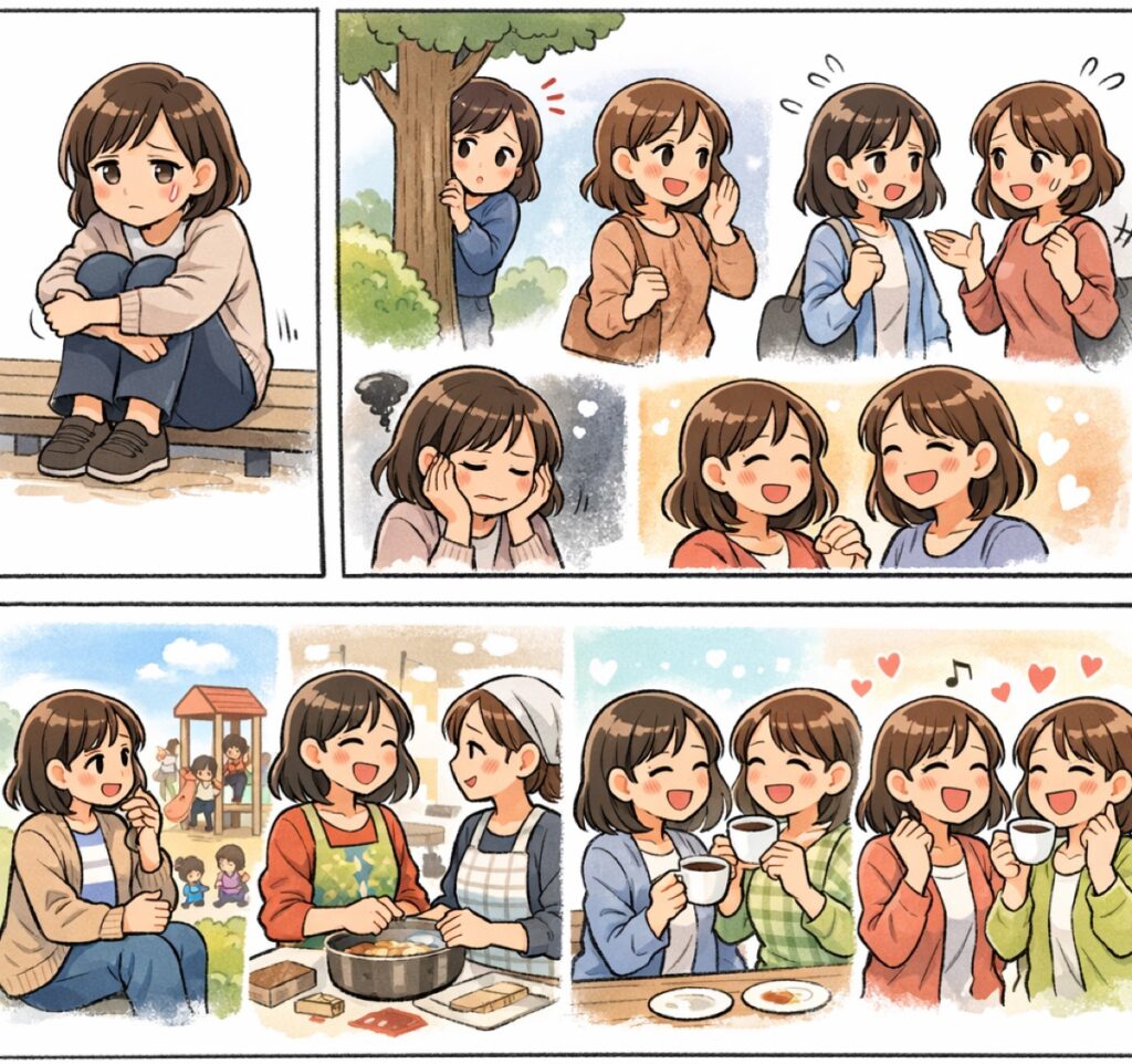 「ママ友が欲しいオーラ」が出てしまうのはなぜ?自然な友達作りのコツと欲しいオーラが出ている人の特徴