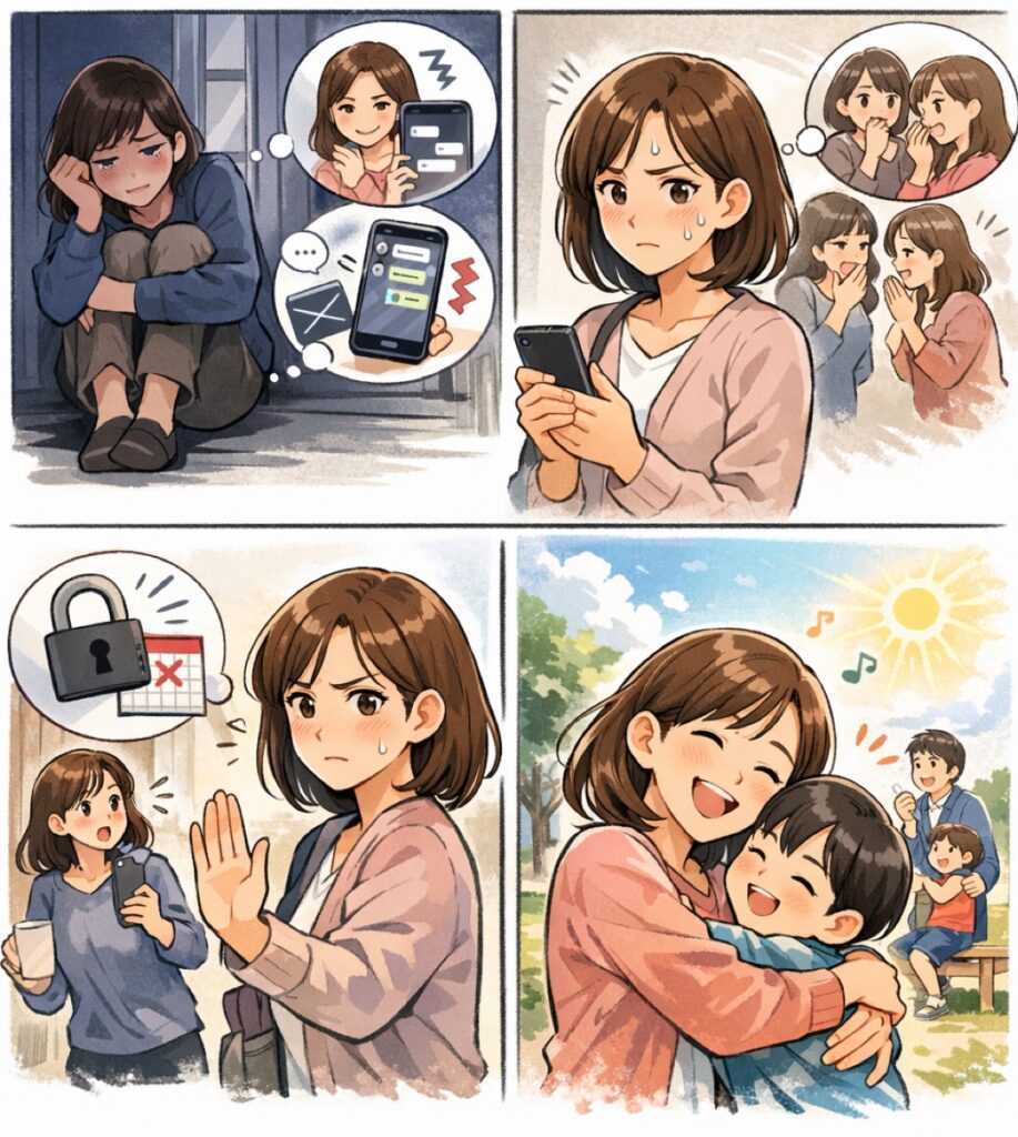 ストーカー気質のママ友への対処法と距離の取り方|執着・監視・つきまといを穏やかに断ち切る方法