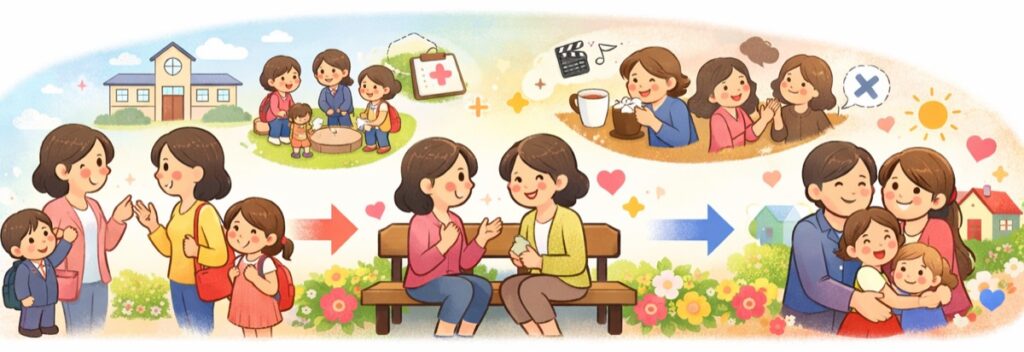 まとめ：小学校入学後のママ友の作り方｜最初の一歩の踏み出し方