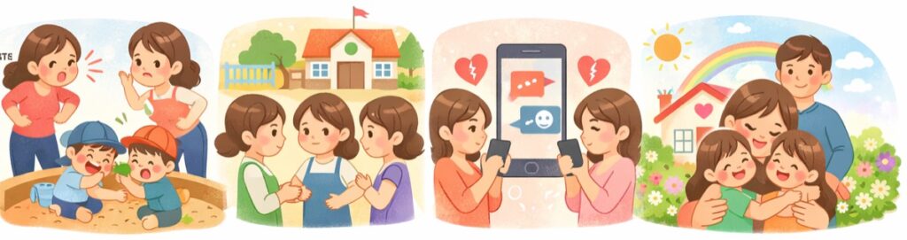 子ども同士のけんかが親の対立に発展したケース