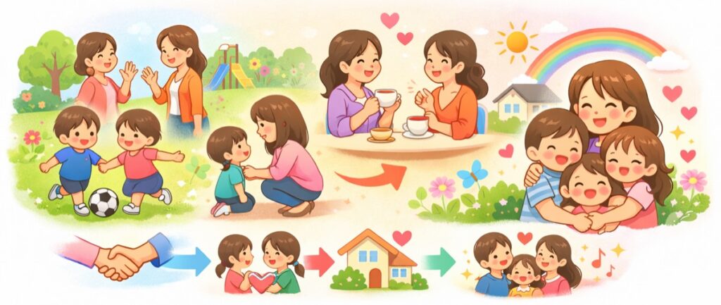 子供の縁を起点にした、無理のないアプローチ