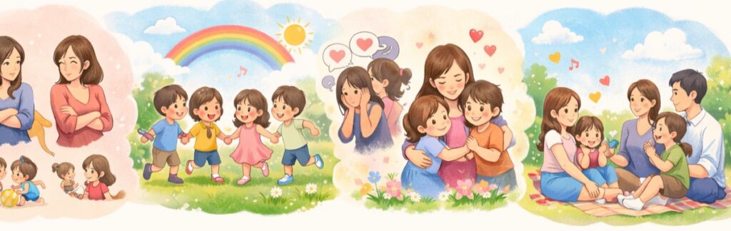 子供の成長と、ママ友の有無は関係ない