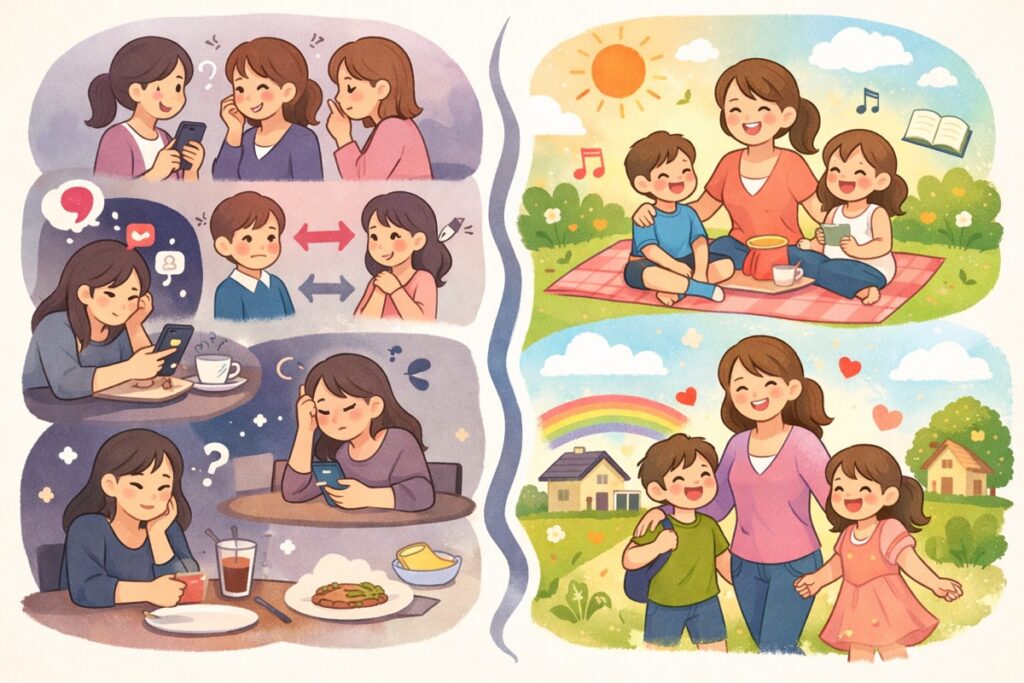 ぶっちゃけ、ママ友がいない方が楽なこともある