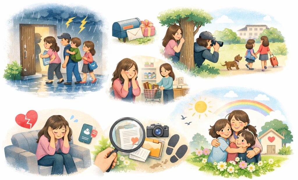 家まで押しかけてきた、ぞっとする実例