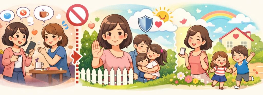 優しさと自分の領域を守ることは、別の話