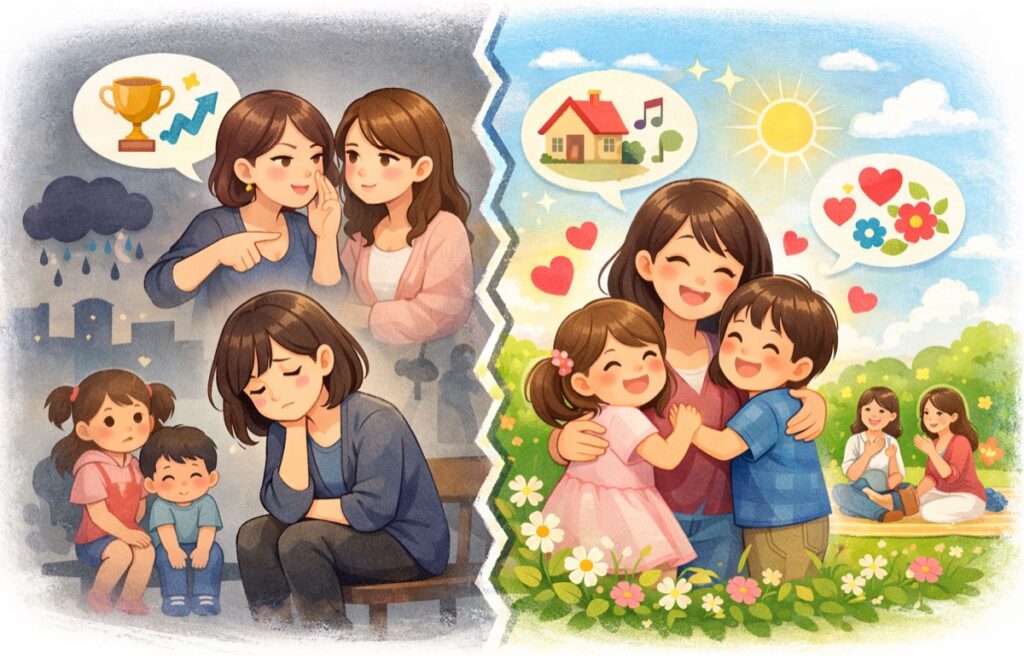 さりげなくマウントを取り、相手を下に見る