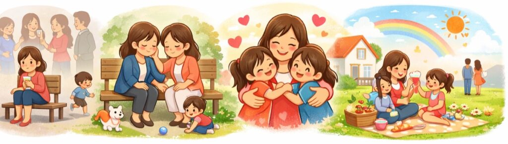 ふたり親家庭の中にひとりでいる、あの居心地の悪さ